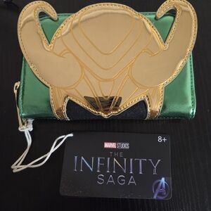 Marvel Infinity Saga Black, Green, and Gold Wallet